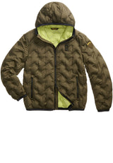 Produktbild 1 von BLAUER USA Daunenjacke mit Zickzack-Steppung in Oliv.