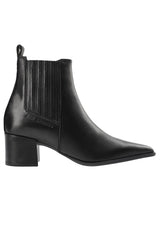 Schuhe COPENHAGEN Chelsea Boots aus Glattelder Schwarz (LEATHER BLACK)
