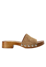 Schuhe COPENHAGEN Clog-Sanadalen CPH798 Braun (SUEDE NEW BROWN)