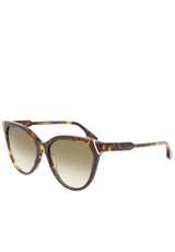 Brillen Victoria Beckham Sonnenbrille Braun (418) ONESIZE
