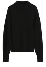 Produktbild 1 von HUGO Strickpullover Sorellenio mit Stehkragen in Schwarz.