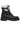 Schuhe LIU.JO Schnürboots aus Leder mit Teddydetails Schwarz (CALF LEATHER FUR BLACK)
