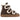 Schuhe INUIKII Winterboots mit Klettverschluss aus Leder und Shearling Braun (152)