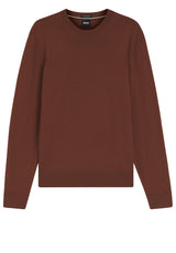 Pullover & Strickjacken HUGO BOSS BLACK Strickpullover Leno aus Schurwolle Braun (212)