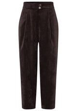 Hosen ANA ALCAZAR Hose mit Barrel-Leg aus Cord Braun (850)
