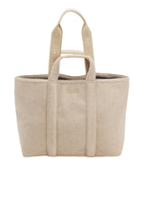 Produktbild 1 von HUGO BOSS BLACK Shopper Palmah mit Kunstfell-Besatz in Beige.
