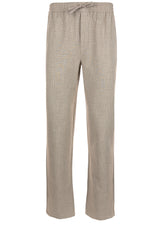 Hosen Les Deux Hose Check Drawstring Braun (866)