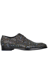 Schuhe VAN BOMMEL Business Schuhe in Schlangen-Leder-Optik Braun (2)