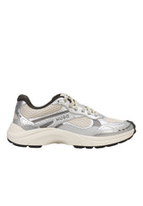 Schuhe HUGO Sneaker GO2 aus sportlichem Mesh Grau (040)