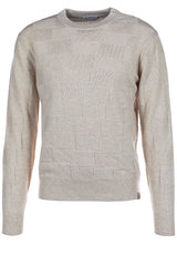 Produktbild 1 von JACOB COHËN Strickpullover mit Flechtmuster in Beige.