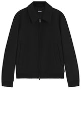 Produktbild 1 von HUGO BOSS BLACK Blousonjacke H-Charly mit Umlegekragen in Schwarz.