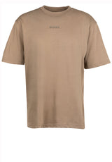 Jersey HUGO BOSS GREEN T-Shirt mit Logo-Detail Braun (334)
