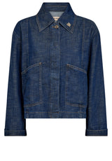 Jeans MOS MOSH Jeansjacke mit aufgesetzten Taschen Blau (447)
