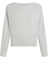 Sweat PENN&INK N.Y Sweatshirt mit weitem Rundhalsauschnitt Grau (571)