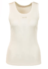 Jersey LIU.JO Top mit glitzerndem Logo Weiß (10105)