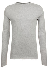 Jersey KIEFERMANN Langarmshirt mit offenem Saum Grau (46)