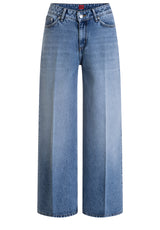 Jeans HUGO Jeans Geredith mit weitem Bein Blau (435)