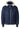 Produktbild 1 von Mackage Gefütterte Bomberjacke mit Shearling-Besatz in Blau.