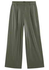 Produktbild 1 von HUGO BOSS BLACK Hose Tiana aus Kunstleder in Oliv.
