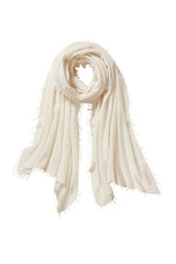 Schals & Tücher PURSCHOEN Schal aus Kaschmir Off-White (4100) ONESIZE