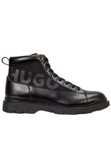 Produktbild 1 von HUGO Boot Nash mit Logo-Print in Schwarz.