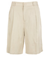 Hosen Les Deux Shorts Pleated Twill Suit Beige (815)