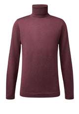 Produktbild 1 von DRYKORN Rollkragenpullover Joey aus Merinowolle in Rot.