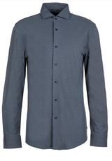 Hemden HUGO BOSS BLACK Hemd P-Hank mit Cutaway-Kragen Blau (465)