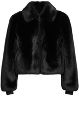 Jacken & Mäntel HUGO Jacke Fabi aus Kunstpelz Schwarz (001)