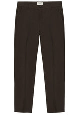 Hosen Les Deux Hose aus Twill mit Bügelfalten Braun (867)