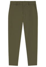 Produktbild 1 von HUGO BOSS BLACK Hose Perin mit Mikromuster in Oliv.