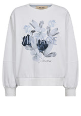 Sweat MOS MOSH Sweatshirt Nati Weiß (101)