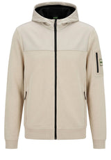 Jacken & Mäntel HUGO BOSS GREEN Hybrid-Jacke Travel mit Kapuze Schwarz (001)