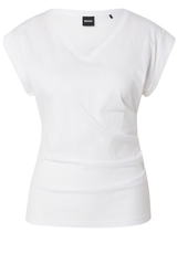Jersey HUGO BOSS BLACK T-Shirt Evka Weiß (100)