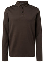 Produktbild 1 von JOOP Poloshirt Perolo mit langen Ärmeln  in Braun.