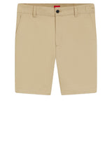 Hosen HUGO Shorts Genar aus Stretch-Baumwolle Beige (269)