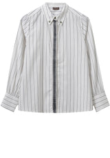 Blusen & Tuniken MOS MOSH Bluse Haim Stripe Heyanno Beige (115)
