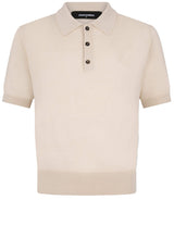 Jersey DSQUARED2 Poloshirt aus Wolle Beige (736)