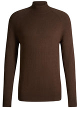 Pullover & Strickjacken Strellson Strickpullover Tito mit schmalem Stehkragen Braun (204)