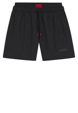 Bademode HUGO Badehose Galaxy Schwarz (001)