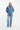 Jeans HUGO Jeans aus blauem Baumwoll-Denim mit weitem Beinverlauf