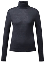 Jersey DRYKORN Langarmshirt Zerafne mit Rollkragen Grau (6103)