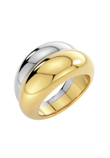 Produktbild 1 von EDBLAD Silber-und goldfarbener Ring in markantem Look  in Mehrfarbig.