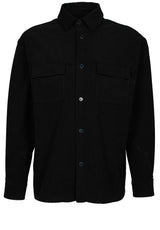 Hemden LAGERFELD Hemd mit Cord-Struktur Schwarz (990)