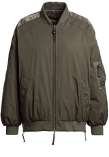 Jacken & Mäntel PARA JUMPERS Daunenjacke mit Wende-Funktion im Bomber-Stil Oliv (0218)