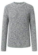 Produktbild 1 von JOOP! Jeans Pullover Gadi mit Rippstrickmuster in Grau.