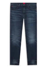 Jeans HUGO Slim Fit Jeans aus Stretch-Denim Blau (415)