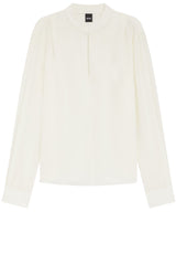 Produktbild 1 von HUGO BOSS BLACK Bluse Belindina aus Seide in Off-White.
