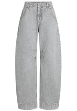Jeans HUGO BOSS ORANGE Jeans Roxane mit dezenten Strass-Steinen Grau (059)