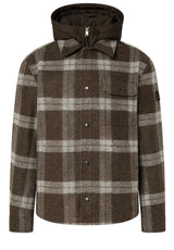 Produktbild 1 von JOOP! Jeans Overshirt Barford mit Stepp-Inlay in Braun.